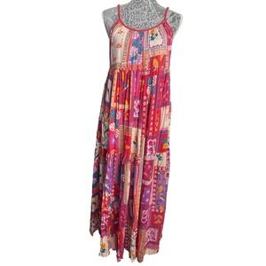 Angie Women's Multicolor Bohemian Maxi Dress